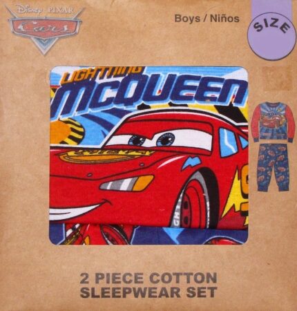 Disney Cars Red and Blue Sleepwear Set Cover